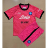 Camiseta y Pantalón Niños Nápoles Portero Rosa 2022-2023