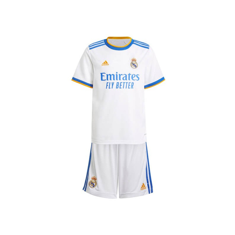 Camiseta y Pantalón Niños Real Madrid Primera Equipación 2021-2022