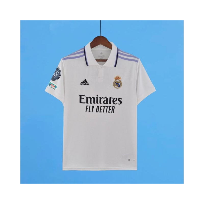 Camiseta Fútbol Real Madrid  Primera Equipación Edición 14 Champions 2022-2023
