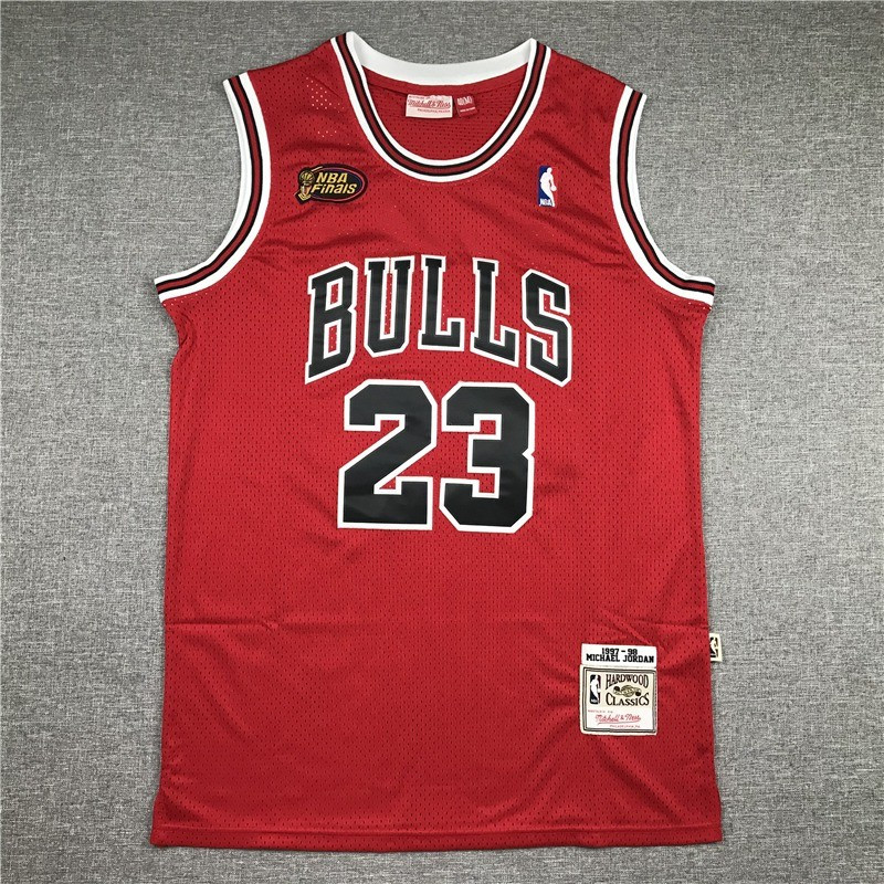 Camiseta NBA Michael Jordan de los Chicago Bulls Roja 1997-1998