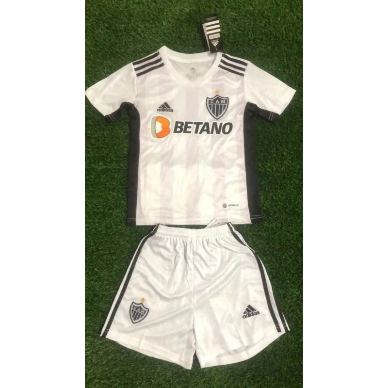 Camiseta y Pantalón Futbol Niños Atlético Mineiro Segunda Equipación 2022-2023