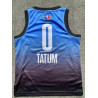 Camiseta NBA Niños All-Star Jayson Tatum 0 Azul Retro Clásica
