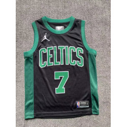 Camiseta NBA Niños Boston Celtics Jaylen Brown 7 Retro Clásica