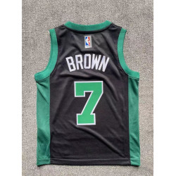 Camiseta NBA Niños Boston Celtics Jaylen Brown 7 Retro Clásica