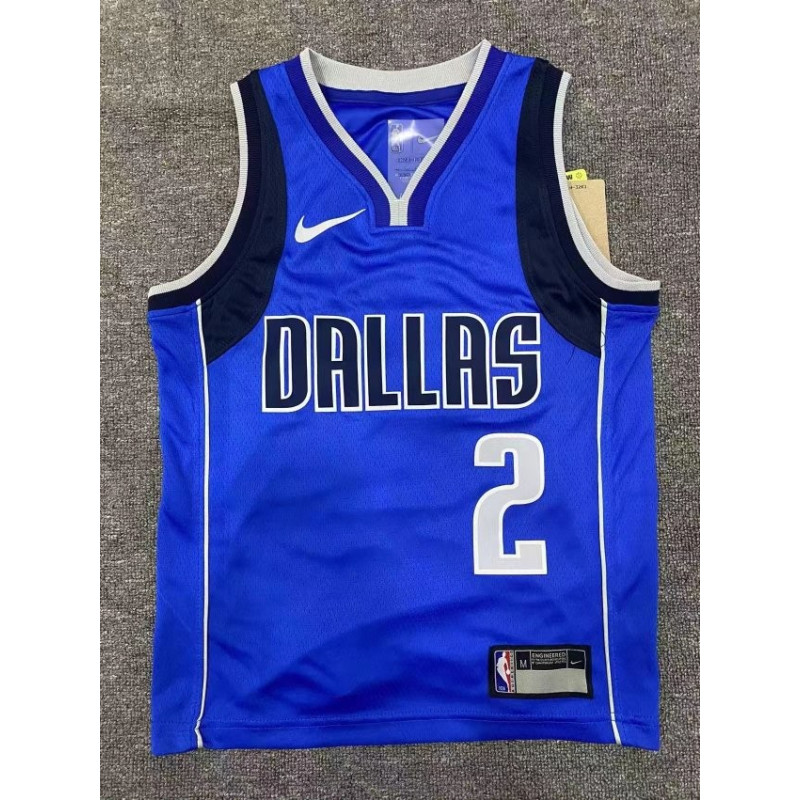 Camiseta NBA Niños Dallas Mavericks Kyrie Irving 11 Azul Retro Clásica