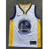 Camiseta NBA Niños Stephen Curry 30 Golden State Warriors Blanca Retro Clásica