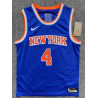 Camiseta NBA Niños Derrick Rose 4 New York Knicks Azul Retro Clásica