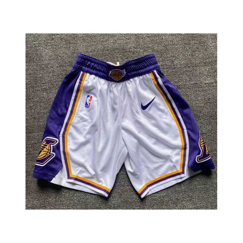 Pantalones NBA Niños Los Angeles Lakers Blancos