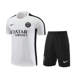 Camiseta y Pantalón Paris Saint-Germain Entrenamiento Blanco 2023-2024