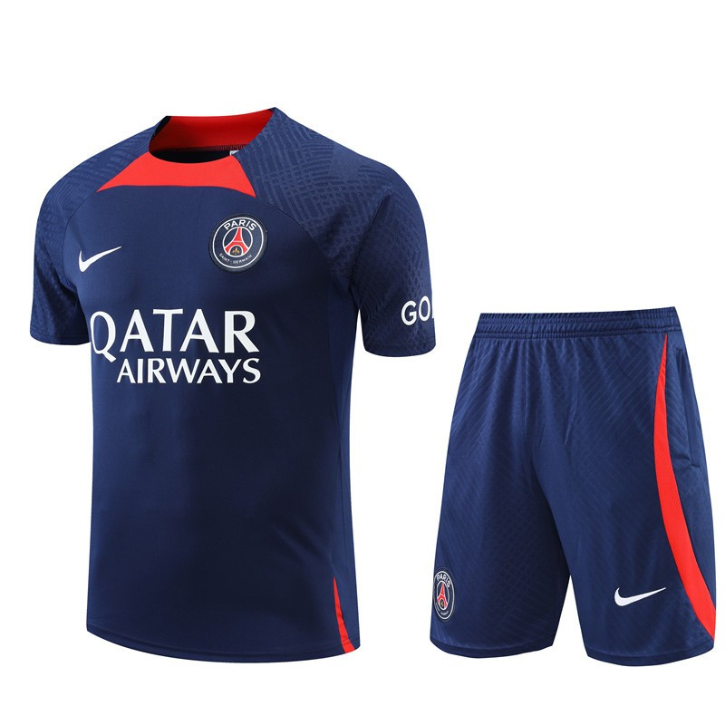 Camiseta y Pantalón Paris Saint-Germain Entrenamiento Azul 2023-2024