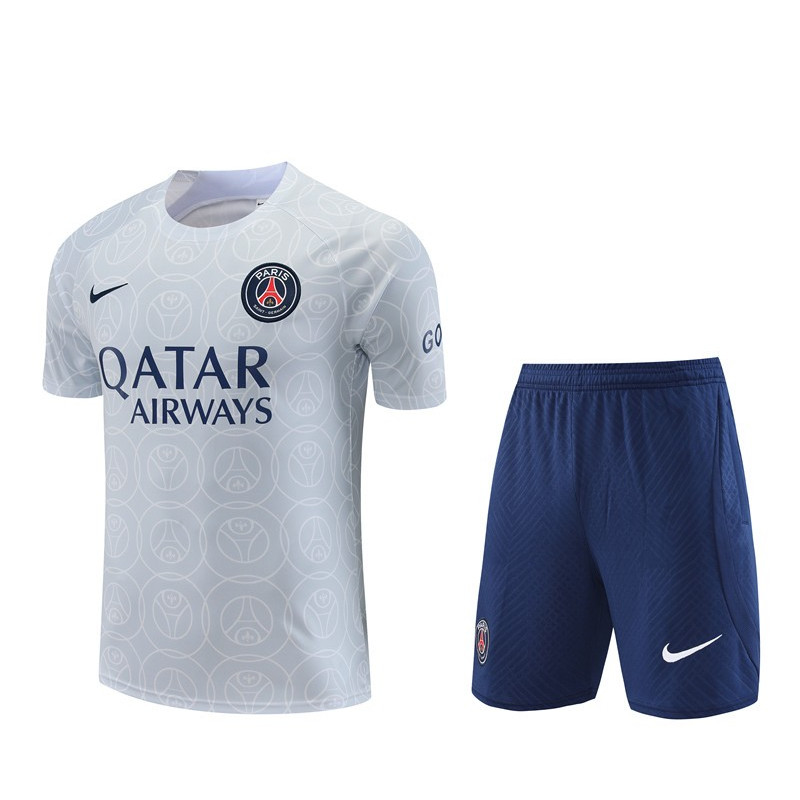 Camiseta y Pantalón Paris Saint-Germain Entrenamiento Edición Logo 2023-2024