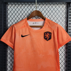 Camiseta Mujer Holanda Primera Equipación Mundial Femenino 2023-2024