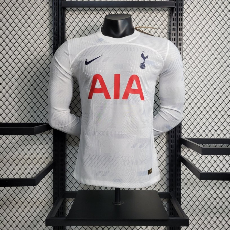 ataque salario loco Camiseta Futbol Tottenham Primera Equipación Versión Jugador Manga Larga  2023-2024