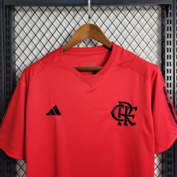 Camiseta Flamengo Entrenamiento Roja 2023-2024