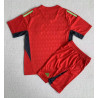 Camiseta y Pantalón Niños Argentina Portero Roja 2023-2024