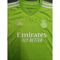 Camiseta adidas Real Madrid portero niño 23-24 verde