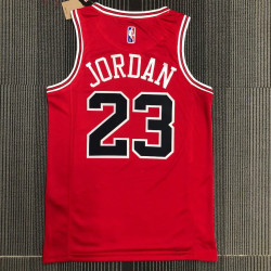 Camiseta NBA Michael Jordan 23 Chicago Bulls 75th Azul Anniversary Roja 2022