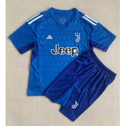Camiseta y Pantalón Niños Juventus Portero Azul 2023-2024