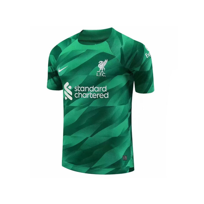 Camiseta Liverpool Jugador Portero A.Becker 2021-2022 Verde