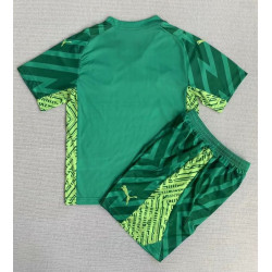 Camiseta y Pantalón Niños Manchester City Portero Verde Oscuro 2023-2024
