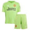 Camiseta y Pantalón Niños Manchester United Portero Verde 2023-2024