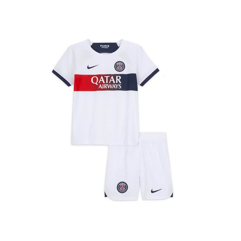 Camiseta y Pantalón Niños Paris Saint-Germain Segunda Equipación 2023-2024