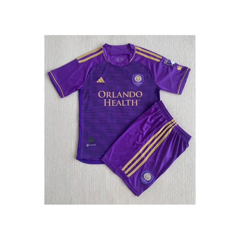 Camiseta y Pantalón Niños Orlando City Primera Equipación 2023-2024