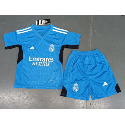 Camiseta y Pantalón Niños Real Madrid Portero Azul 2023-2024