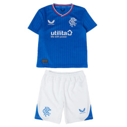 Camiseta y Pantalón Niños Glasgow Rangers Primera Equipación 2023-2024