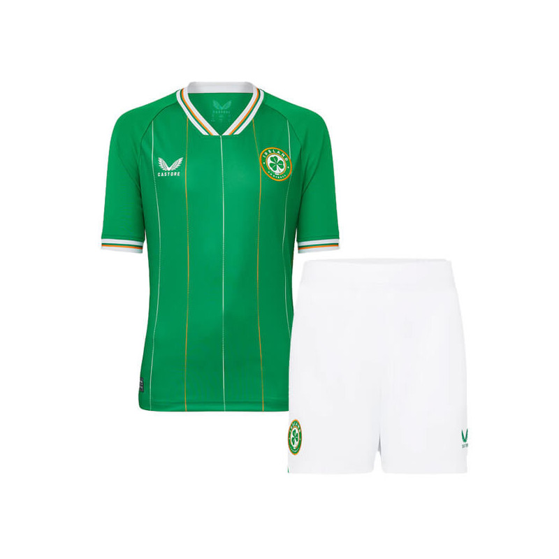 Camiseta y Pantalón Niños Irlanda Primera Equipación 2023-2024