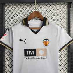 Camiseta y Pantalón Niños Valencia Primera Equipación 2023-2024