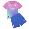 Camiseta y Pantalón Fútbol Niños AC Milan Tercera Equipación 2023-2024