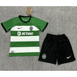 Camiseta y Pantalón Niños Sporting de Lisboa Primera Equipación 2023-2024