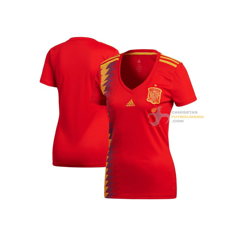 Camiseta Mujer España Primera Equipación 2018