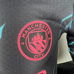 Camiseta Futbol Manchester City Tercera Equipación Versión Jugador 2023-2024