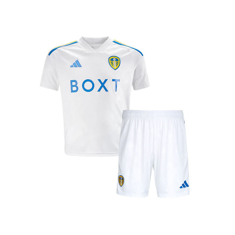 Camiseta y Pantalón Niños Leeds United Primera Equipación 2023-2024