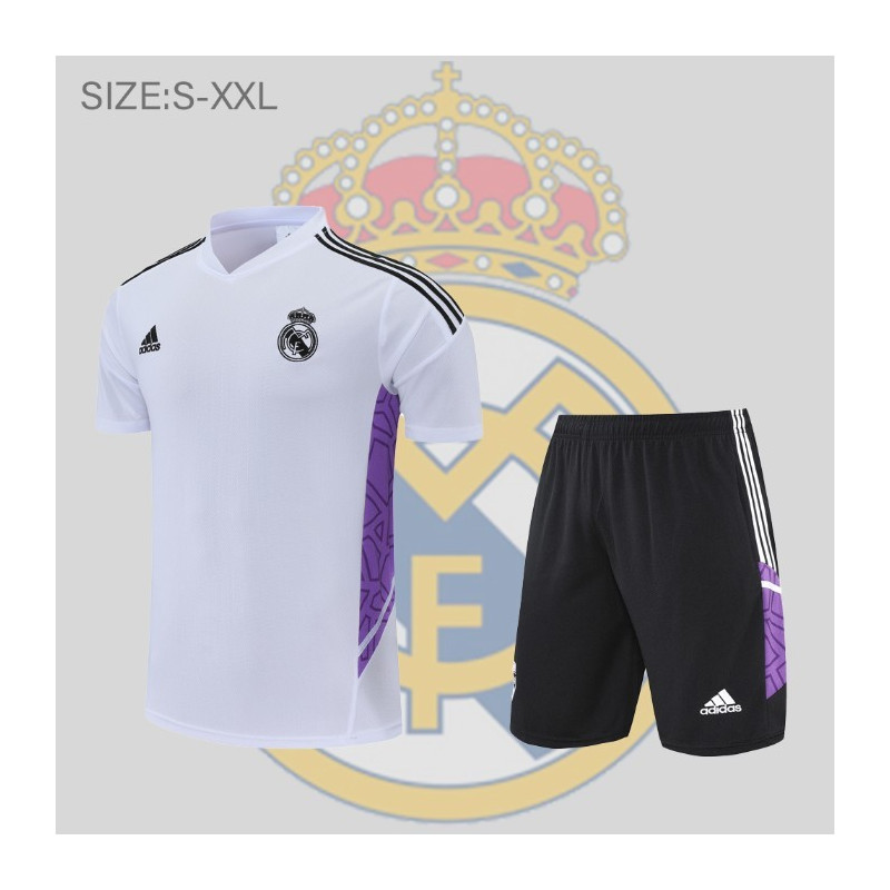 Camiseta y Pantalón Real Madrid Entrenamiento Blanco 2022-2023