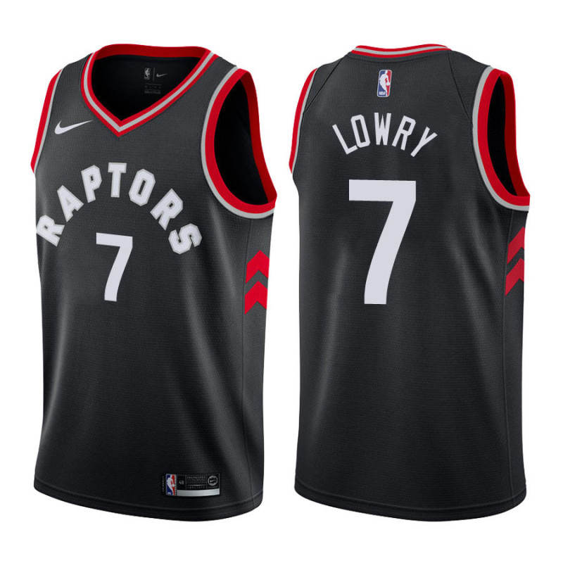 Camiseta NBA Kyle Lowry de los Toronto Raptors Negra