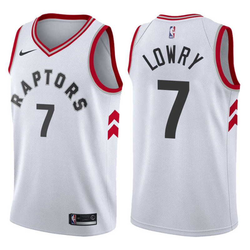 Camiseta NBA Kyle Lowry de los Toronto Raptors Blanca