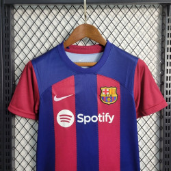 Camiseta y Pantalón Futbol Niños Barcelona Primera Equipación 2023-2024