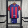 Camiseta y Pantalón Futbol Niños Barcelona Primera Equipación 2023-2024