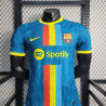 Camiseta Fútbol Barcelona Azul Clásica Versión Jugador 2023-2024