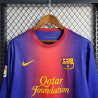 Camiseta FC Barcelona Primera Equipación Retro Clásica Manga Larga 2012-2013