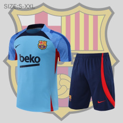 Camiseta y Pantalón Barcelona Entrenamiento Azul 2022-2023