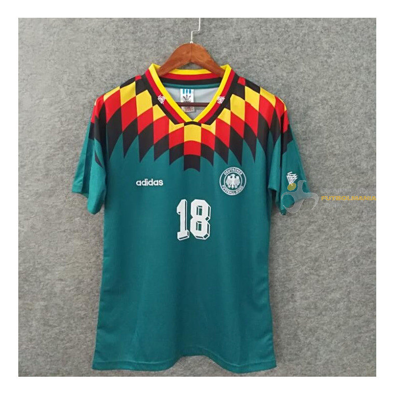 Camiseta Alemania Segunda Equipación Retro Clásica 1994