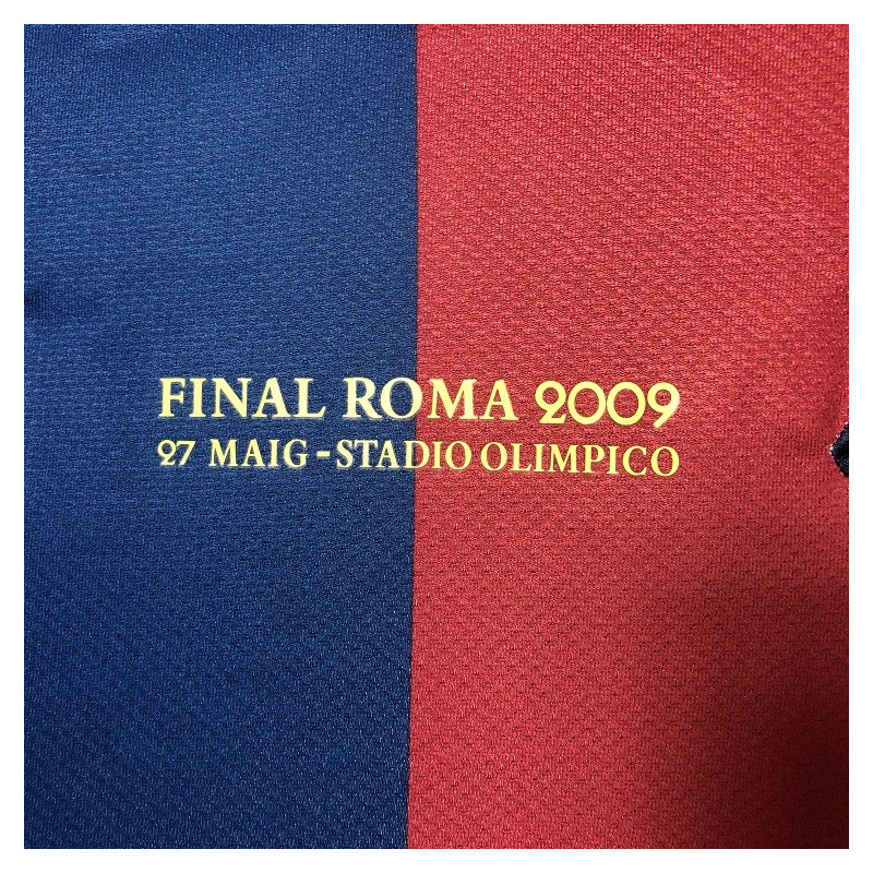 Camiseta FC Barcelona Retro Clásica Final Champions League Roma 2008-2009