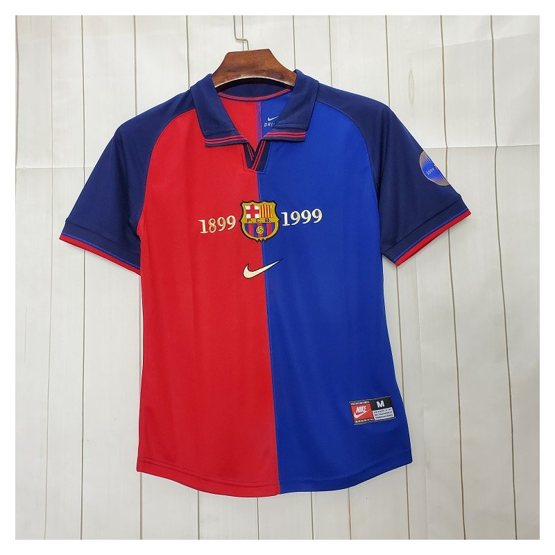 Camiseta FC Barcelona  Retro Clásica Centenario 1999