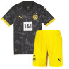 Camiseta y Pantalón Niños Borussia Dortmund Segunda Equipación 2023-2024