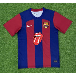 Camiseta Fútbol Barcelona Primera Equipación Edición Rolling Stones 2023-2024