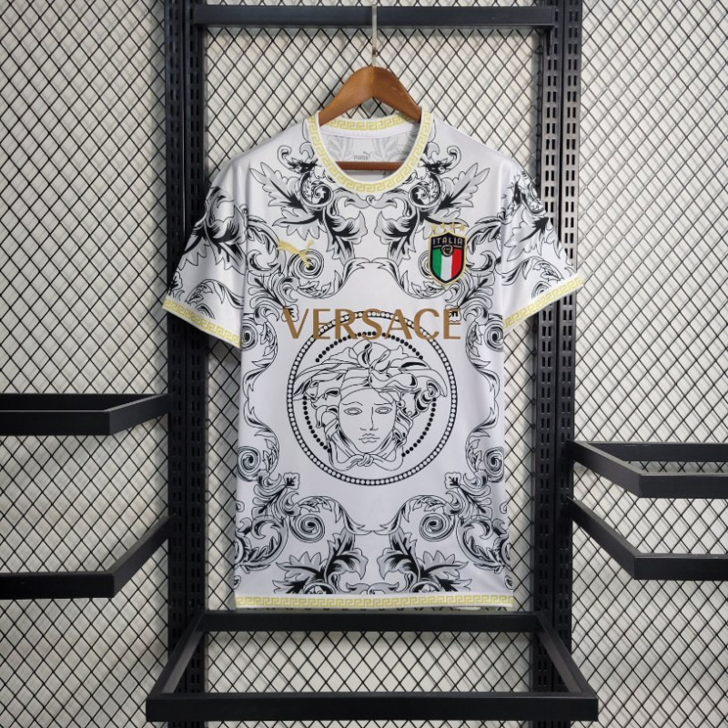 Camiseta Fútbol Italia Edición Versace White 2023-2024